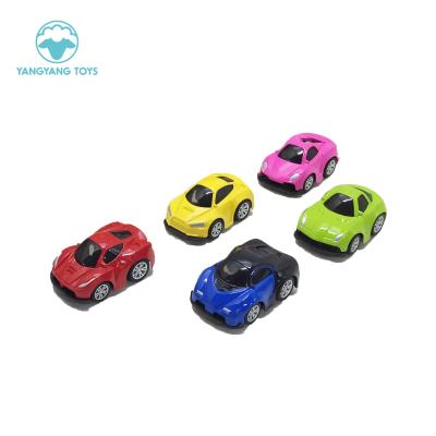 China Diecast toy 1.64 scale silding packaging to die cast metal cars toy vehicles model car metal double diecast mini pull back car with high quality for sale