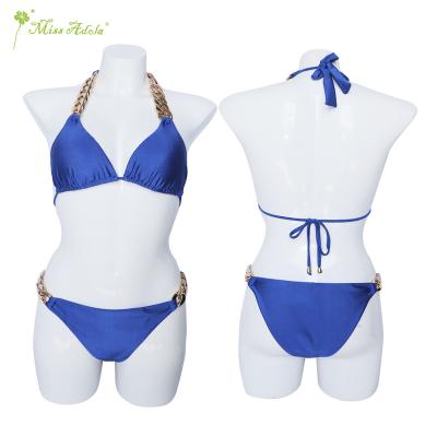 China Custom Plus Size OEM Recycled Eco Friendly Fabric Mantel Warp Bikinis And Beach Wear , Women/Ladies Luxury Bikini Custom Swimwear for sale