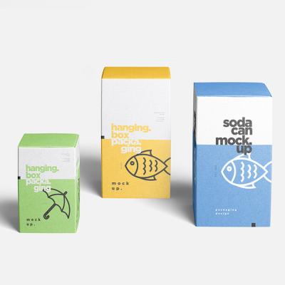 China Recyclable Custom Logo Printed recycled cardboard small white cardboard paper food packing box for sale