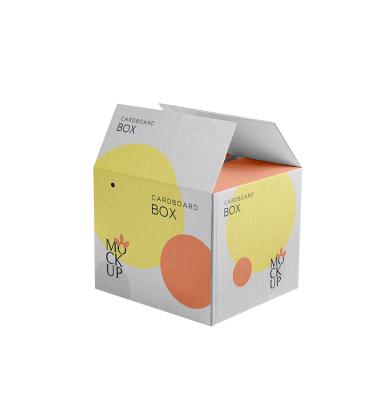 China Recyclable Custom Logo Printed recycled cardboard kraft corrugated paper box packaging box for sale