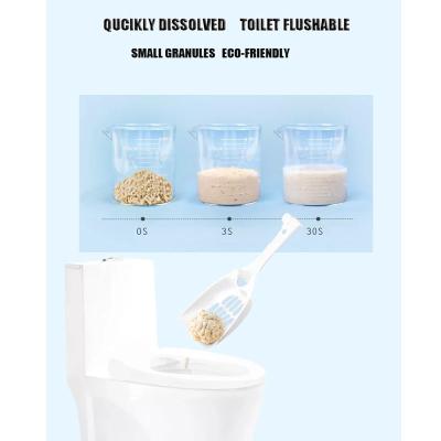 China Factory Sustainable Cat Litter Wheat Cat Litter Cheap Price for sale