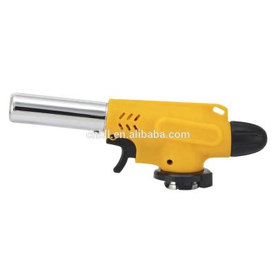 China KLL-8825D mini hot sale outdoor tool butane gas culinary torch temperature and flame size can be adjusted for sale