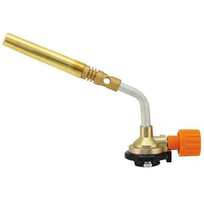 China Flame temperature and height can be adjusted KLL 7001D Hot Sale Air Condition Brass Tube Tools Lance Butane Gas Welding Welding Torch for sale