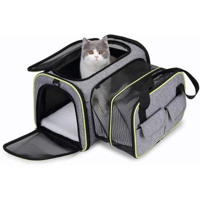 China Breathable the fine color pet travel bag portable outdoor pet bag pure bag for sale