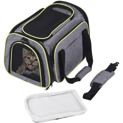 China Breathable Using Outdoor Pet Expandable Bag Low Price Eco Friendly Pet Bags for sale