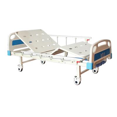 China 2021 Hot Sale Affordable Hospital Bed 2021 Affordable Dual Function Manual Medical Hospital Beds for sale