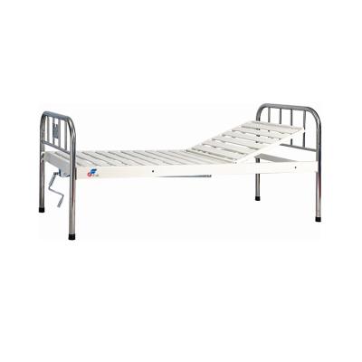 China Metal manufacturer sale high quality crank manual hospital bed 1 for sale