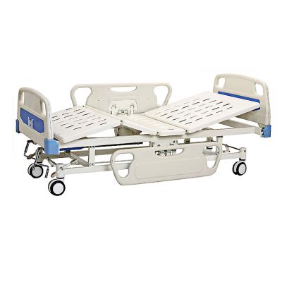 China Metal Factory Sale 2 Crank Manual Hospital Bed Hospital Beds Grade Medical Beds for sale