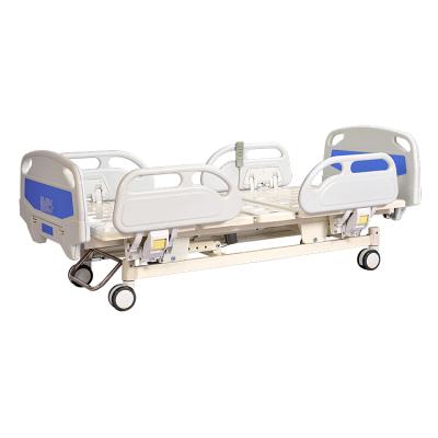 China Three function manufacturer Direct selling hospital bed icu 3 function patent electric hospital bed for sale