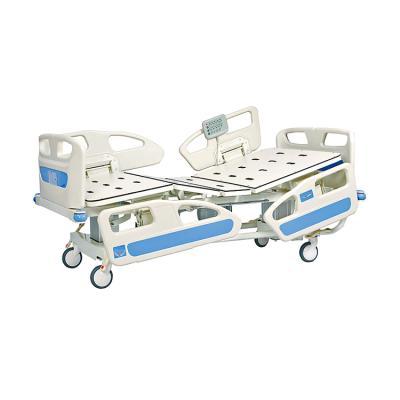 China Modern Phenolic Compact Electric ICU Panel Laminate Seven Function Simplicity Electric Hospital Bed for sale