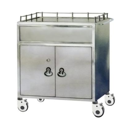 China Traditional Manufacturer Supply All Stainless Steel Medical Equipment Hospital Anesthesia Trolley for sale