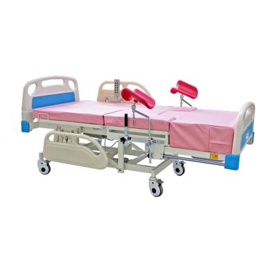 China Electric delivery bed high performance multifunctional leather tarpaulin examination gynecology delivery bed for sale