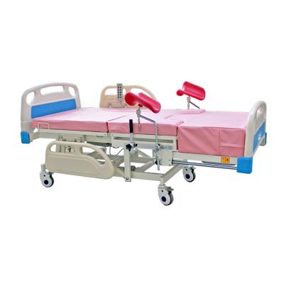 China Delivery Bed Factory Customized PP Head Panel Multifunction Electric Delivery Bed Hospital for sale