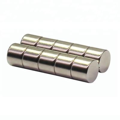 China Industrial Strong Permanent Rare Earth Neodymium Magnet N35 D10 X 8 Mm Disc for sale