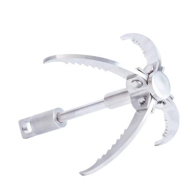 China Wholesale 304 Stainless Steel Hook 4 Amount Multi Tool Military Foldable Claws The 4 Amount Foldable Hook Claws Attacker The 4 for sale