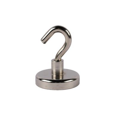 China Industrial Magnet PMH-D36 90 Pounds Heavy Duty Magnetic Hanging Hooks Strong Magnetic Hooks Neodymium Magnet for sale