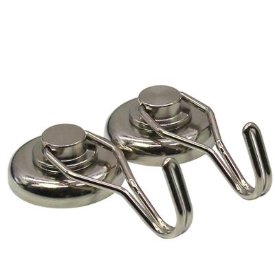 China RMH-D25 industrial magnet turning magnetic hooks ndfeb magnet hook for sale for sale