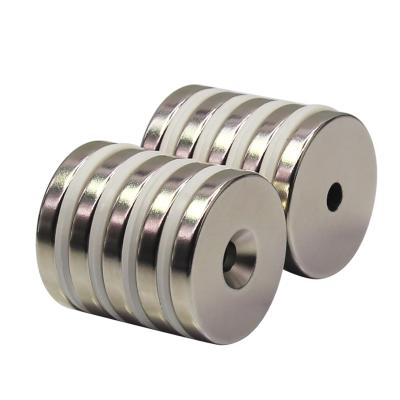 China Really High Quality Industrial Ring Shape Magnet Household Sundries Neodymium Magnet D32*5-M5 N35 Magnetic Ring for sale