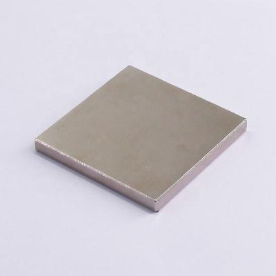 China Industrial Magnet N42 50X50X5mm Neodymium Magnets Super Strong Square Block Shape Neodymium Magnet for sale