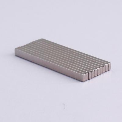 China Small Industrial Magnet 50x4x2mm Bar Shaped Rare Earth Magnets For Sale Permanent Ndfeb Magnet Industrial Magnet Block N35 +/-0.1mm Longchen for sale