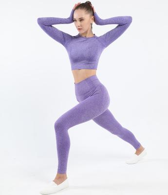 China Spandex / Nylon Women Tracksuit Suits Two Piece Pants Set For Women Yoga for sale