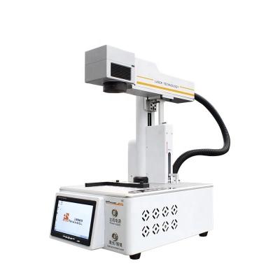 China M-triangle air-cooled PG ones 20w 30w fiber laser marking machine for deep metal engraving for sale