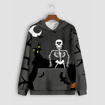 China 2020 Anti-Wrinkle Design Autumn Winter V-Neck Long Sleeve 100% Cotton Polyester Customized Knit Cool Mens Boy Skull Pullover Sweater For Men for sale