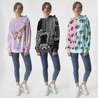 China Custom Cool Girls Stylish Hoodies Anti-wrinkle Knitted Pullover Winter Thick Sweater For Women for sale