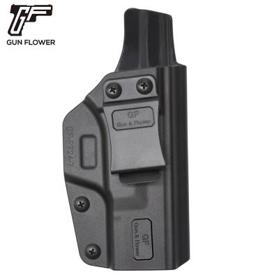 China Strong Concealment Carry Polymer Holster by Gun&Flower for Taurus PT24-7 IWB Plastic SIG Sauer Mount for sale