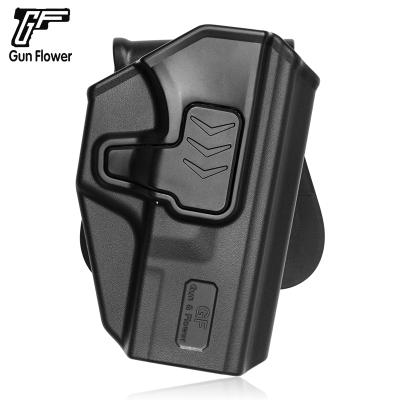 China Out of Pants Gun&Flower Polymer Roto Preservation Holster Level II OWB Active Holster For Taurus PT24/7 G3 for sale