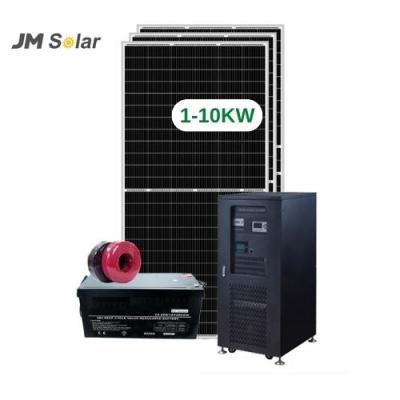 China Home Complete Set 2000w off grid solar kit 110v 220v 2kw solar system for home use 10 kw off grid solar system for sale