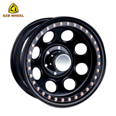 China factory supply quality guarantee offroad wheel 4*4 safe beadlock steel wheels 8 inch 4*4 steel beadlock wheels for sale