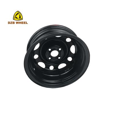 China Hot Saling Steel Car Wheel 14*7 Adjustable Holes CBs And Holes Inch PCD4-100 Steel Wheel Rim For Car for sale