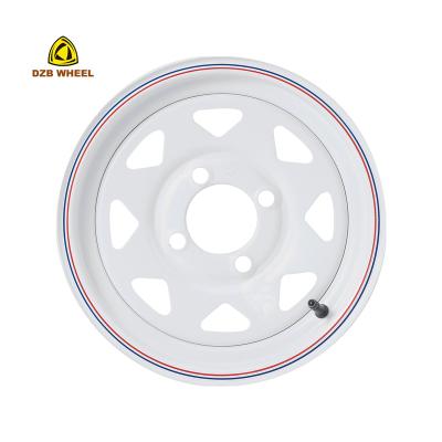 China Good Supplier Steel Wheel Rims 14 Inch Steel Car Wheel 14*5.5 PCD 4-100 White Trailer Wheels Rims for sale