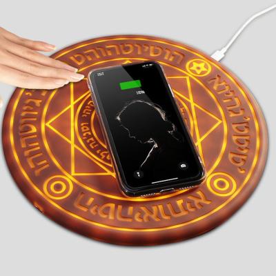 China Mobile Phone 10W Universal Magic Circle Wireless Charger Qi Wireless Fast Fast Charging Pad For Honor X XS 8 for sale