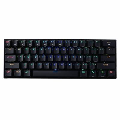 China Durable Popular K530 BT 61Keys RGB Backlit Computer Gaming Keyboard Teclado Mechanical Gamer for sale