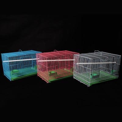 China Manufacturer OEM Design Bird Goldfinch Small Stocked Foldable Bird Cage, Safety Non-Toxic Bird Cage for sale