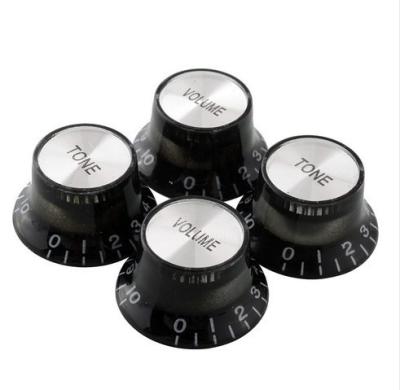 China VT knobs Online selling reflector guitar knob hat style speed knob Volume/ Tone control guitar knob for sale