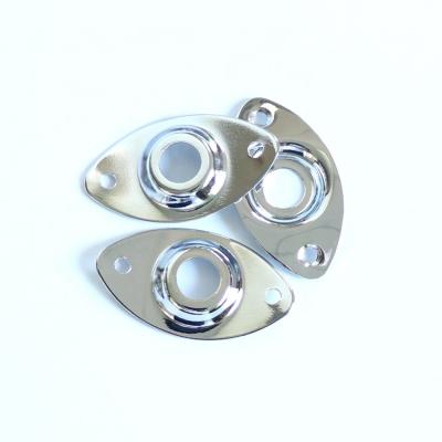 China Eye style for st style guitars Musical Instruments Accessories Chrome Eye Style Jack Socket Plate/Guitar Jack Plate for ST Guitars for sale