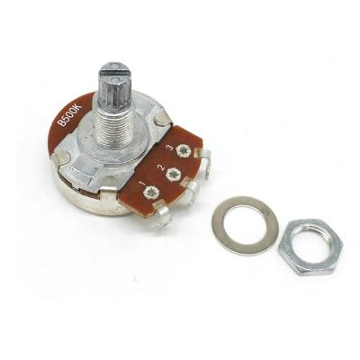 China GUITAR Full Size Audio Pots 18mm Shaft Volume Tone Controls A500K/B500K/A250K/B250K  Potentiometers Electric Guitar pots for sale