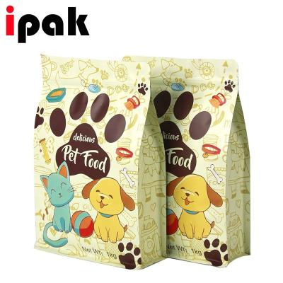 China Moisture Proof Stand Up Animal Feeding Pouch Aluminum Foil Bags Dog Food Treat Packaging Bag Animal for sale