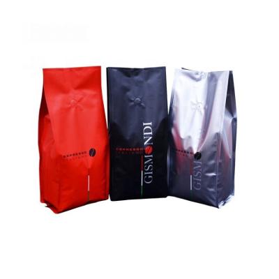 China Custom Food Grade Aluminum Foil Packing Pouch Moisture Proof Side Gusset Stand Up Dry Food Powder Spice Coffee Bags for sale