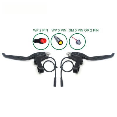 China Aluminum Alloy Greenpedel 115PDD Ebike Brake Five Star Brake Lever Cut Out Power For Electric Bicycle E-scooter for sale