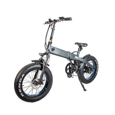 China Standard Fat Tire Electric Motor Greenpedel 36v 500w Mountain Electric Folding Bicycle for sale