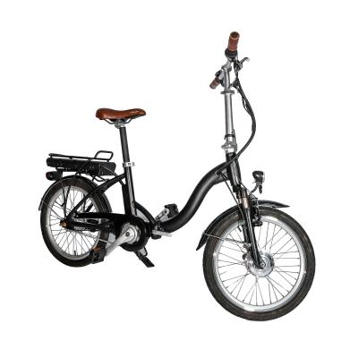 China Cheap Greenpedel 36v 250w e bike standard motor electric folding bike with cruise function for sale