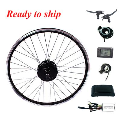 China Greenpedel brushless geared hub motor 28 inch 28 inch rear wheel electric bicycle ebike conversion kit 36v 250w for sale