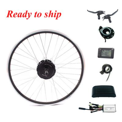 China Greenpedel 36v 250w 26 inch cassette electric bicycle conversion kit with 26 inch brushless geared motor for sale