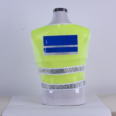 China Worker Army Police Water Proof High Visibility Reflective Vest Safety Reflective Vest for sale