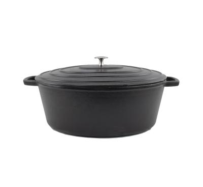 China Home Kitchen Cast Iron High Quality Enamel Shape Oval Shape Casserole for sale