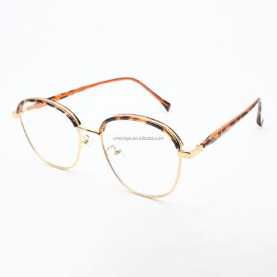 China Full Optical Frame Fashion Trendy Frame Vintage Round Optical Frames Eye Glasses For Men Women for sale